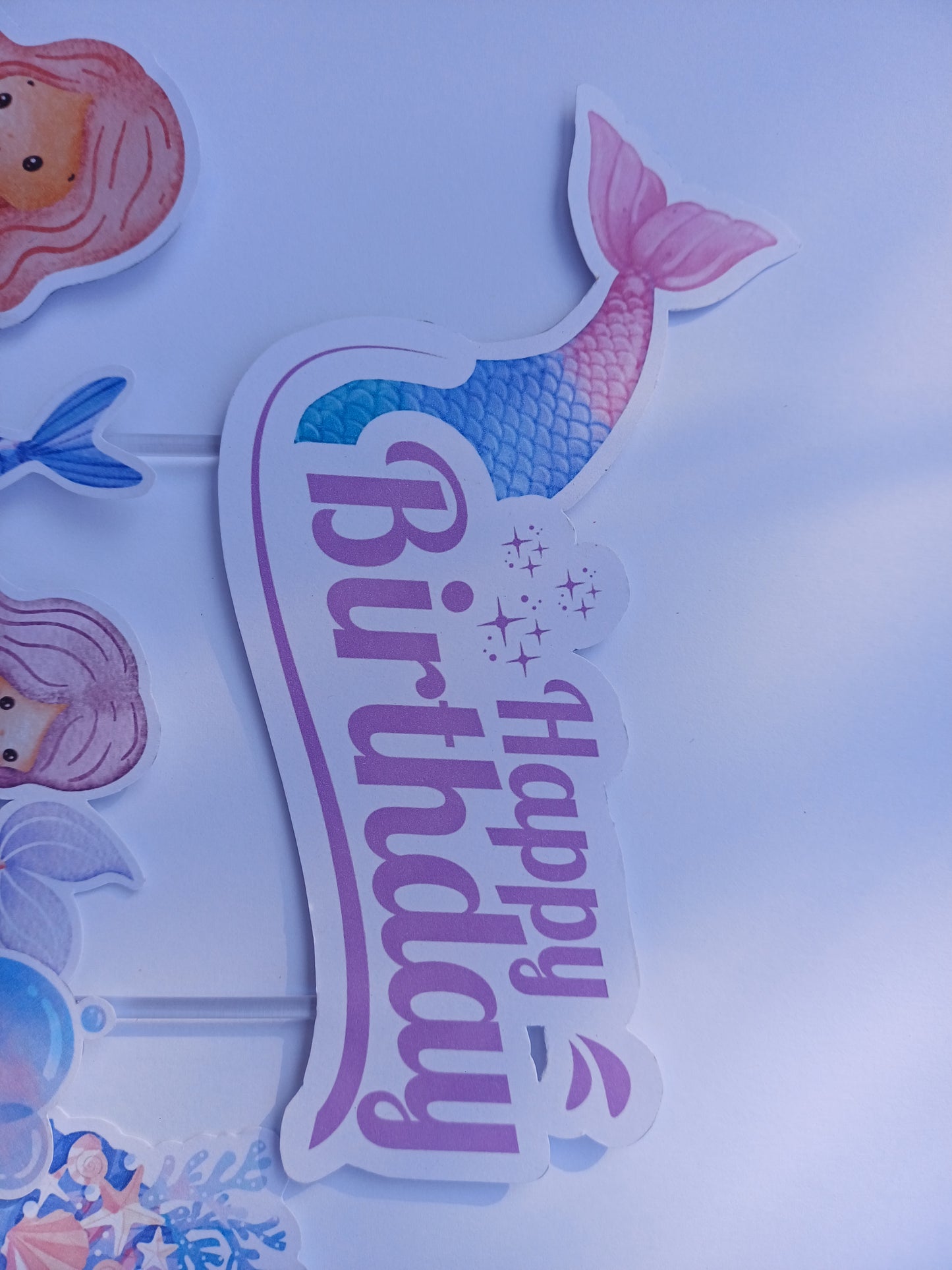 MERMAID CAKE TOPPER SET