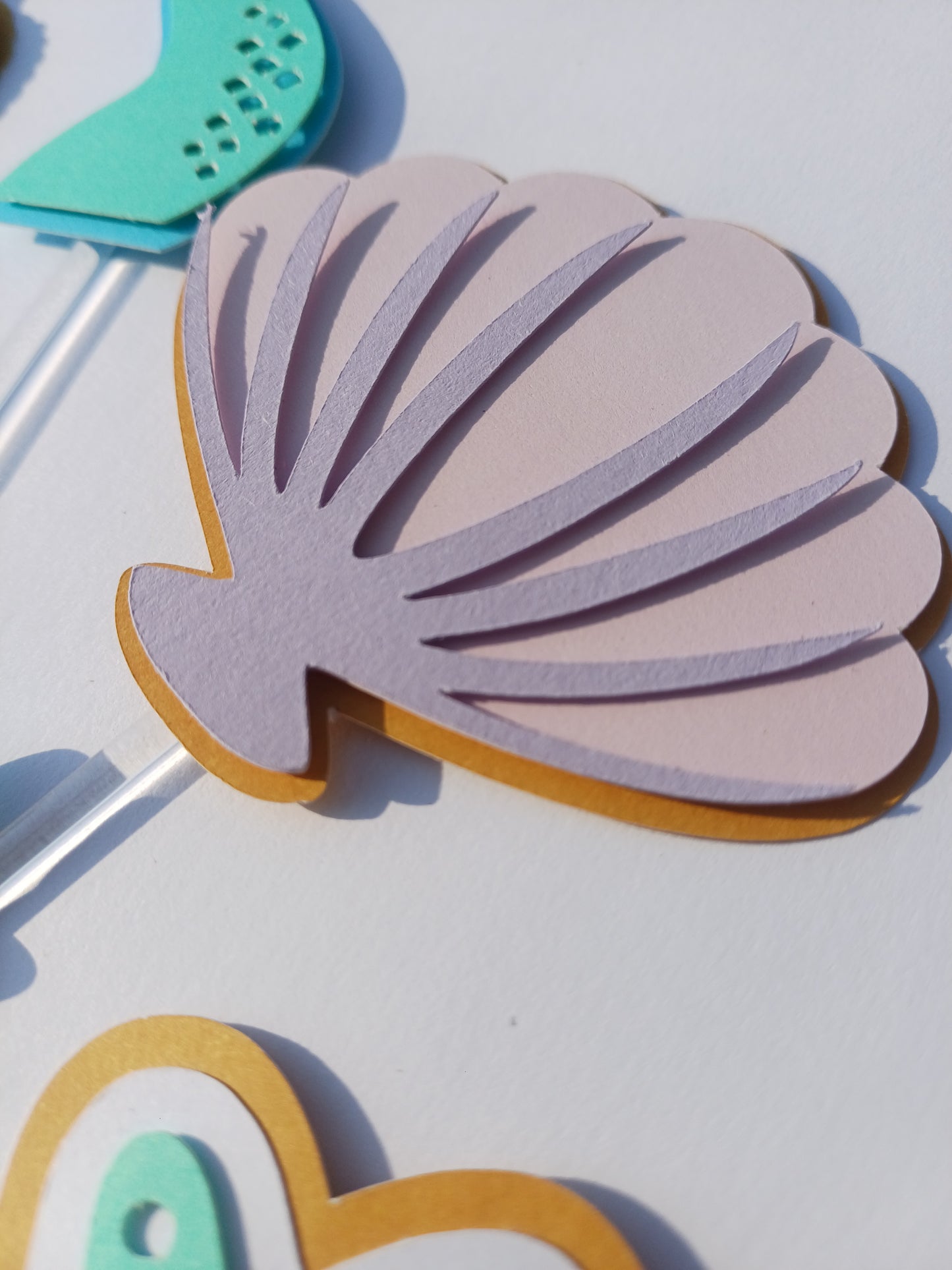 DELUXE MERMAID CAKE/ CUPCAKE TOPPER SET 🧜‍♀️