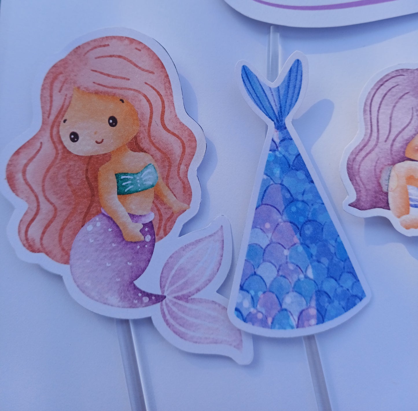 MERMAID CAKE TOPPER SET