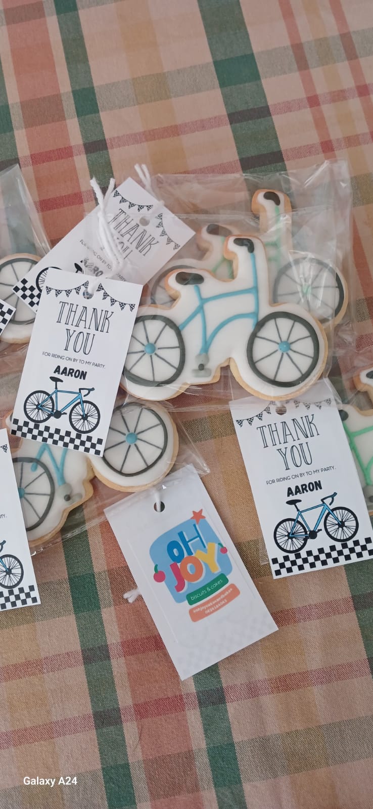 Iced themed biscuits