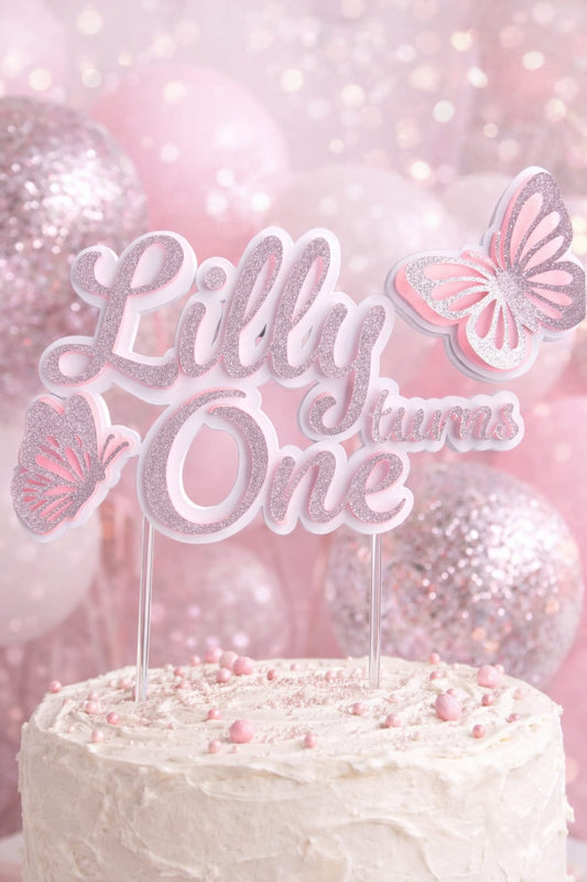 Simple Detailed Layered Cake Topper