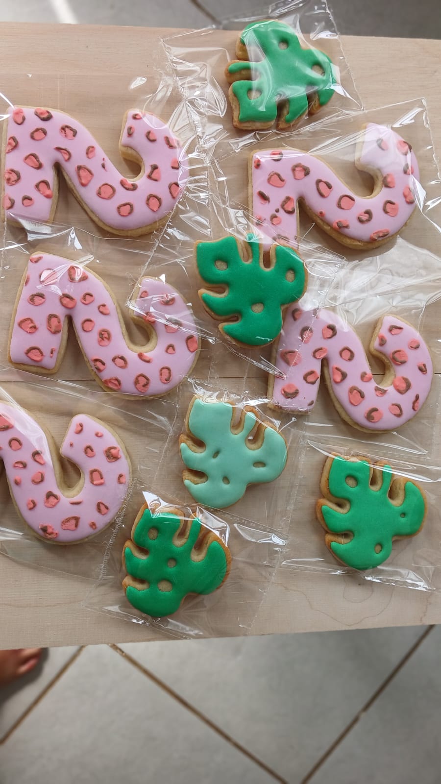 Iced themed biscuits